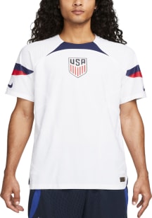 USMNT Mens Nike Replica Soccer Home Match Jersey - White
