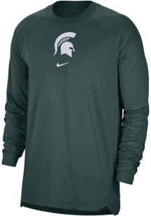 Nike Michigan State Spartans Green Dri-FIT Spotlight Long Sleeve T-Shirt