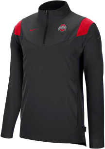 Nike Ohio State Buckeyes Mens Black Coach Light Weight Jacket