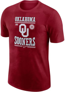 Nike Oklahoma Sooners Crimson Tie Dye NRG Short Sleeve T Shirt
