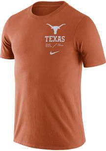 Nike Texas Longhorns Burnt Orange Team Issue Short Sleeve T Shirt