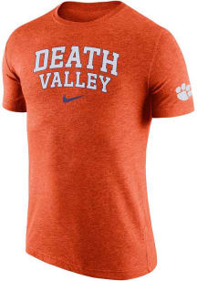 Nike Clemson Tigers Orange Triblend Slogan Short Sleeve Fashion T Shirt