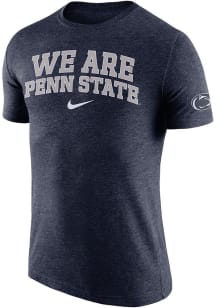 Penn State Nittany Lions Navy Blue Nike Triblend Slogan Short Sleeve Fashion T Shirt