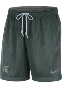 Nike Michigan State Spartans Mens Green Dri-FIT Standard Issue Shorts