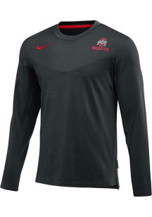 Nike Ohio State Buckeyes Mens Black DriFIT Long Sleeve Sweatshirt