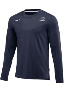Nike Penn State Nittany Lions Mens Navy Blue DriFIT Long Sleeve Sweatshirt