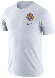 Nike LSU Tigers White DriFIT DNA Short Sleeve T Shirt