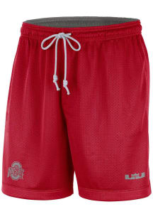 Nike Ohio State Buckeyes Mens Red Dri-FIT Standard Issue Shorts