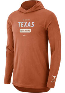 Nike Texas Longhorns Mens Burnt Orange DriFIT Collegiate II Long Sleeve Hoodie