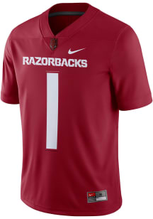 Nike Arkansas Razorbacks Crimson Game Home Football Jersey