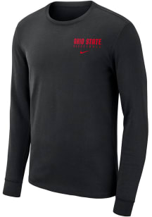 Nike Ohio State Buckeyes Black Court Long Sleeve T-Shirt