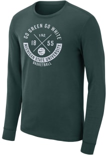 Nike Michigan State Spartans Green Mantra Long Sleeve T Shirt
