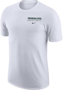 Nike Michigan State Spartans White Max90 Moment Short Sleeve T Shirt