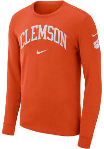 Nike Clemson Tigers Orange Sznl Long Sleeve T Shirt