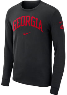 Nike Georgia Bulldogs Black Sznl Long Sleeve T Shirt