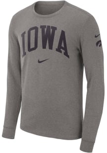 Nike Iowa Hawkeyes Grey Sznl Long Sleeve T Shirt