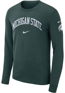 Nike Michigan State Spartans Green Sznl Long Sleeve T Shirt