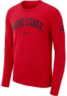 Nike Ohio State Buckeyes Red Sznl Long Sleeve T Shirt