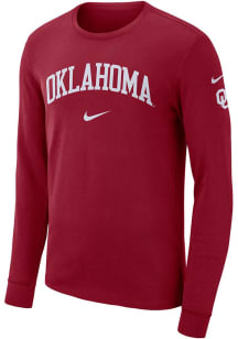 Nike Oklahoma Sooners Crimson Sznl Long Sleeve T Shirt