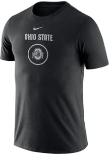Nike Ohio State Buckeyes Black Dri-FIT Team Issue Short Sleeve T Shirt