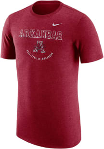 Nike Arkansas Razorbacks Crimson Dri-FIT Short Sleeve Fashion T Shirt