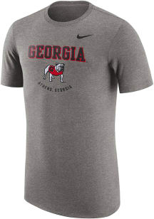 Nike Georgia Bulldogs Grey Dri-FIT Short Sleeve Fashion T Shirt