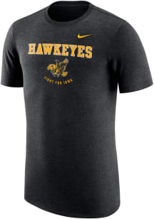 Nike Iowa Hawkeyes Black Dri-FIT Short Sleeve Fashion T Shirt