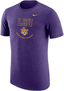 Nike LSU Tigers Purple Dri-FIT Short Sleeve Fashion T Shirt
