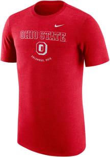 Nike Ohio State Buckeyes Red Dri-FIT Short Sleeve Fashion T Shirt