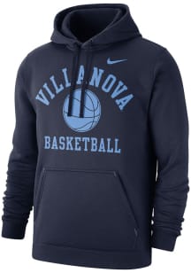 Nike Villanova Wildcats Mens Navy Blue Club Long Sleeve Hoodie