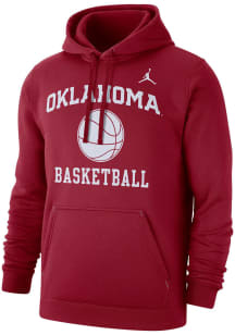 Nike Oklahoma Sooners Mens Crimson Jordan Club Long Sleeve Hoodie