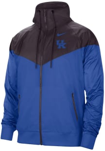 Nike Kentucky Wildcats Mens Blue Windrunner Light Weight Jacket