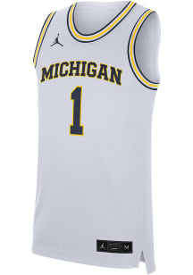 Nike Michigan Wolverines White Replica Jersey