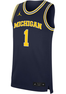 Nike Michigan Wolverines Navy Blue Replica Jersey