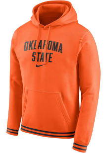 Nike Oklahoma State Cowboys Mens Orange Retro Fashion Hood