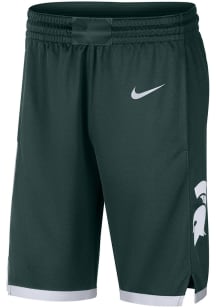 Nike Michigan State Spartans Mens Green Replica Road Shorts