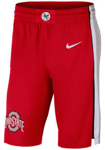 Nike Ohio State Buckeyes Mens Red Replica Road Shorts