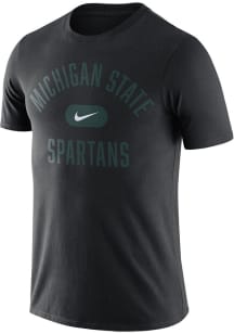 Nike Michigan State Spartans Black Arch Short Sleeve T Shirt