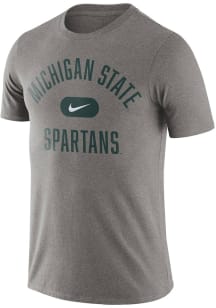 Nike Michigan State Spartans Grey Arch Short Sleeve T Shirt