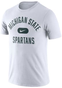 Nike Michigan State Spartans White Arch Short Sleeve T Shirt