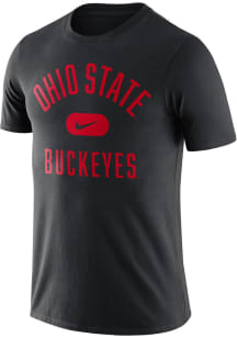 Nike Ohio State Buckeyes Black Arch Short Sleeve T Shirt