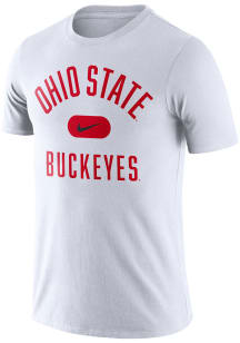 Nike Ohio State Buckeyes White Arch Short Sleeve T Shirt