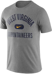 Nike West Virginia Mountaineers Grey Arch Short Sleeve T Shirt
