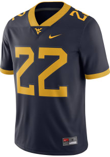 Nike West Virginia Mountaineers Navy Blue Game Home Football Jersey