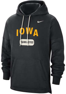 Nike Iowa Hawkeyes Mens Black Fan 2 Long Sleeve Hoodie