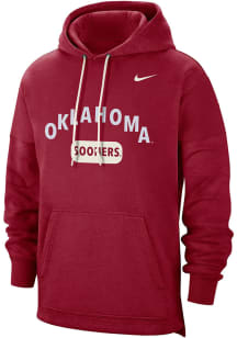 Nike Oklahoma Sooners Mens Crimson Fan 2 Long Sleeve Hoodie