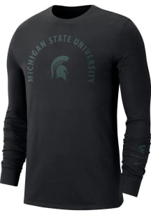 Nike Michigan State Spartans Black Sznl Long Sleeve T Shirt
