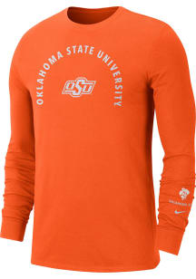 Nike Oklahoma State Cowboys Orange Sznl Long Sleeve T Shirt