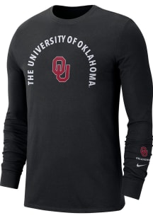 Nike Oklahoma Sooners Black Sznl Long Sleeve T Shirt