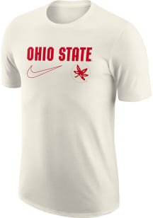 Nike Ohio State Buckeyes Oatmeal Max90 SWH Short Sleeve T Shirt